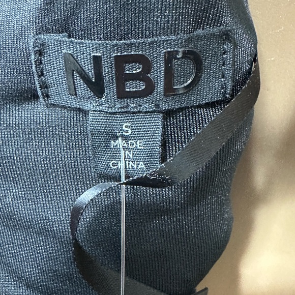 NBD Sold by Revolve  - Sitabella Dress Black lace with glistening silver… - Picture 10 of 11